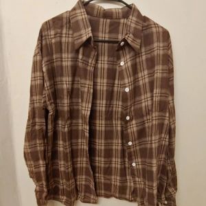 Brown Plaid Flannel